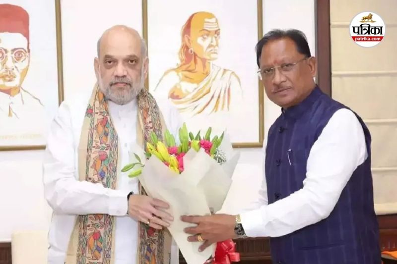 सीएम साय का दिल्ली दौरा (Photo source- Patrika)