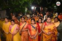 महाआरती कर कुंड में विसर्जन का संकल्प (फोटो सोर्स- पत्रिका)