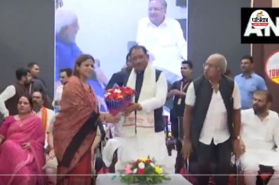रायपुर में CM साय हुए रजत जयंती श्रमिक महासम्मेलन में शामिल, कहा- श्रमिक समाज की असली ताकत...(photo-patrika)