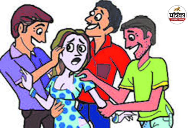 नाबालिग के साथ मारपीट और छेड़छाड़ (Photo source- Patrika)