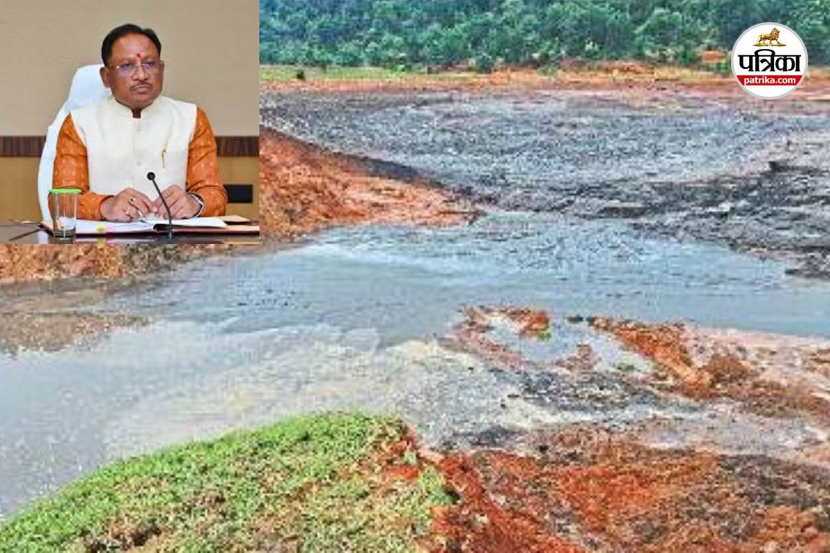 बांध टूटने पर CM भड़के (Photo source- Patrika)