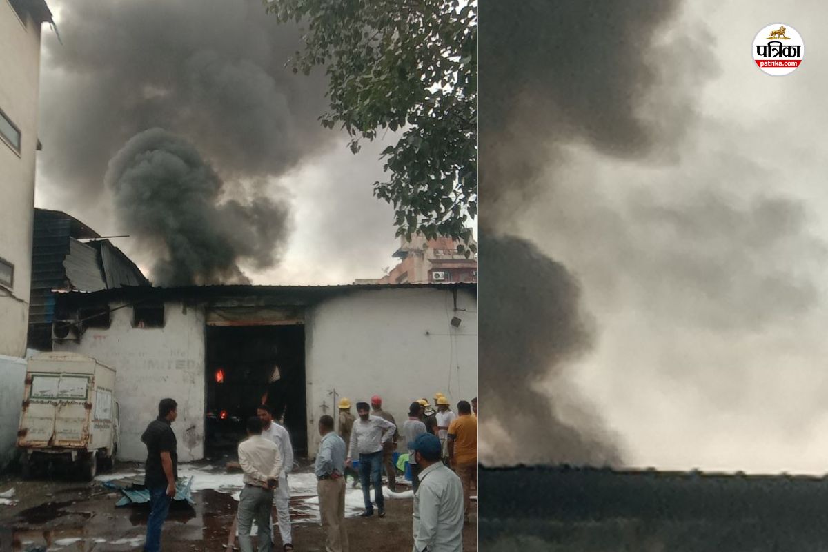 Breaking News: रायपुर के थिनर फैक्ट्री में लगी भीषण आग, कई किलोमीटर दूर से दिखी आग की लपटें, देखें Video