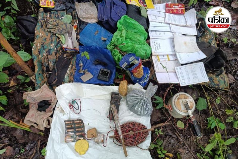 सुरक्षा बलों को फिर बड़ी सफलता (Photo source- Patrika)