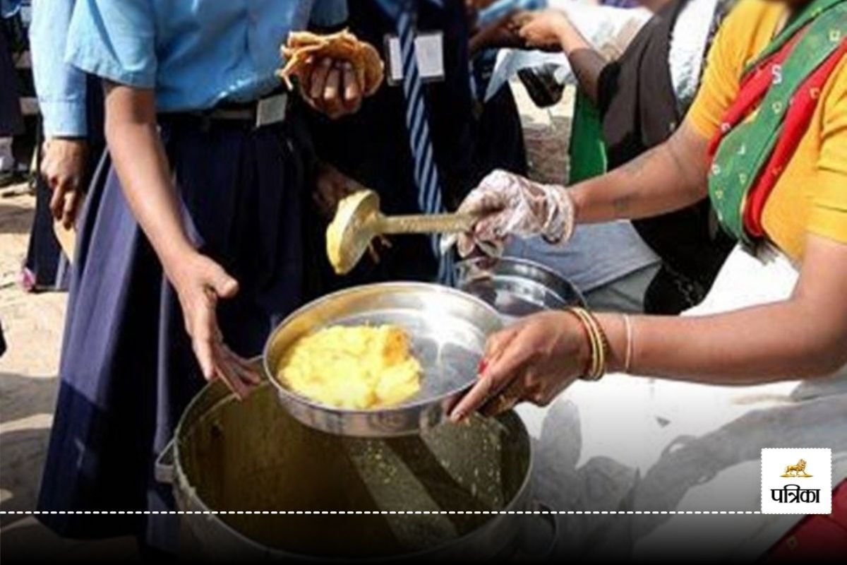 स्कूलों में मध्याह्न भोजन के लिए मुख्य सचिव ने जारी किया प्रोटोकाल, लापरवाही पर होगी कार्रवाई(photo-patrika)