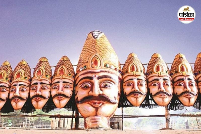 इस बार राजधानी में जलेगा 110 फीट का रावण (Photo source- Patrika)