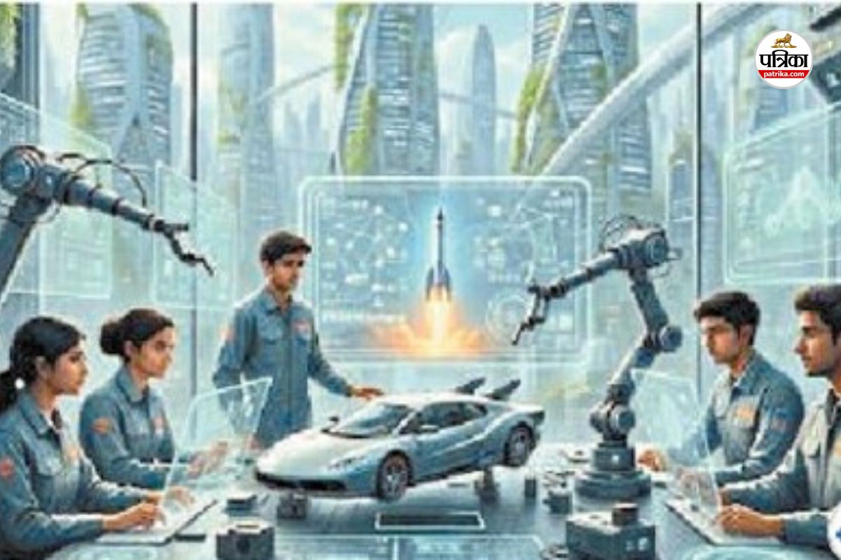भविष्य की दुनिया... स्मार्ट टेक्नोलॉजी से बदलेगा जीवन, रोबोट से काम और उड़ेंगी कारें(photo-patrika)