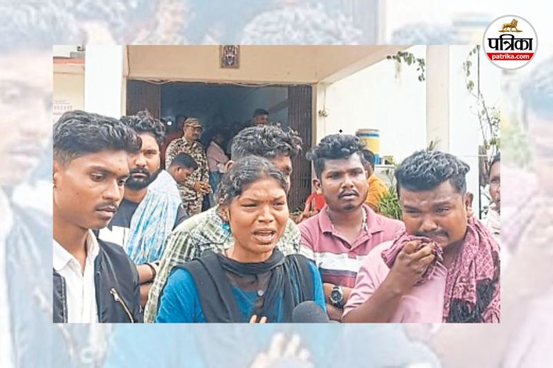 नवविवाहिता की मौत पर बवाल (Photo source- Patrika)