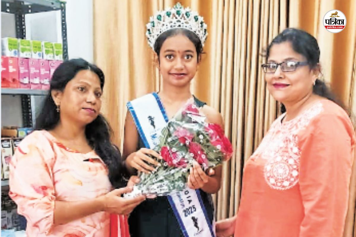 बस्तर की बेटी पंक्ति बनीं मिस टीन इंडिया 2025 (फोटो सोर्स- पत्रिका)