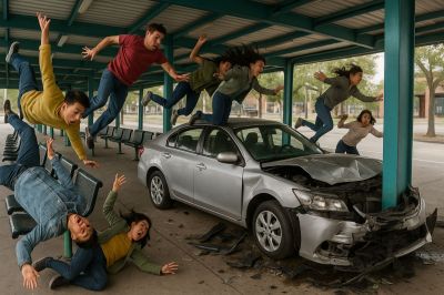 Delhi Accident High Speed car crushed DTC checking staff at Dwarka bus stand two critical