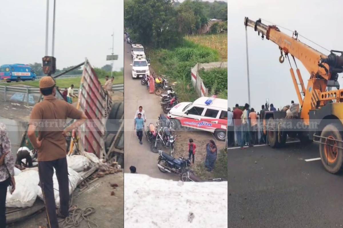 Delhi Mumbai 8 Lane Express way Accident