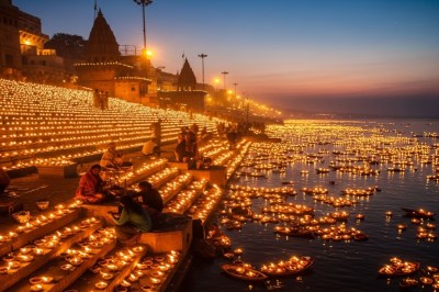 dev deepawali 2025 10 lakh lamps will be lit in varanasi ghat