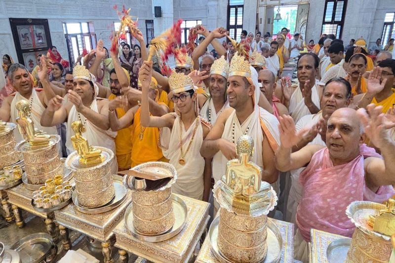 Ninth day of Das Lakshan festival: Uttam Akinchhan religion was worshipped