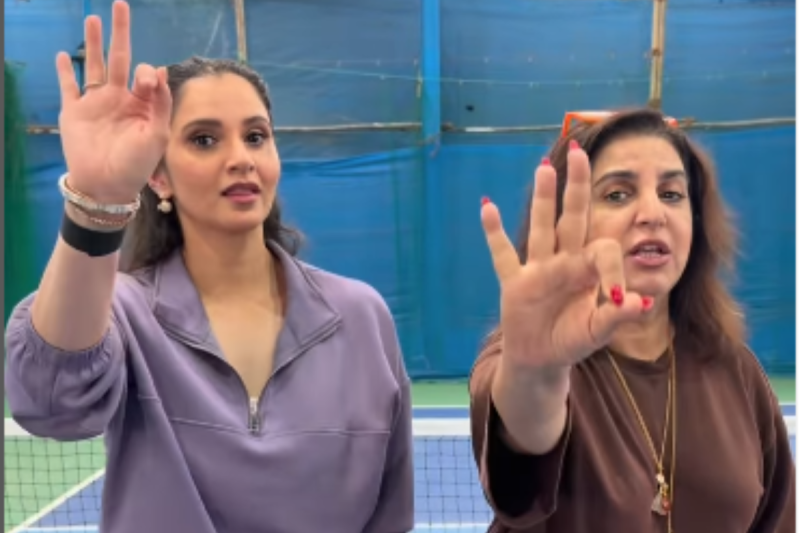 Farah Khan-Sania Mirza Dance Video