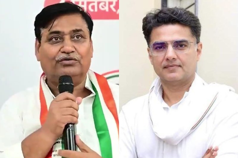 Govind Singh Dotasara and Sachin Pilot