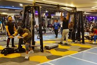 Girl molesting in gym