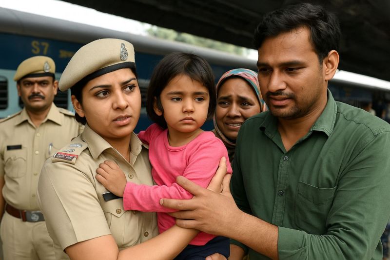 Haryana Railway Police rescue missing girl in Pilibhit Railway Station