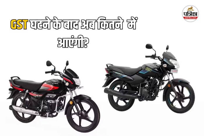 Hero HF Deluxe vs TVS Sport All Variants Price After GST 2.0