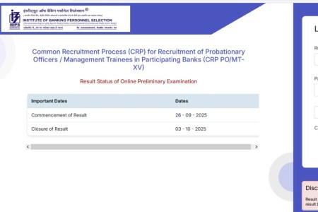 IBPS PO Prelims Result 2025