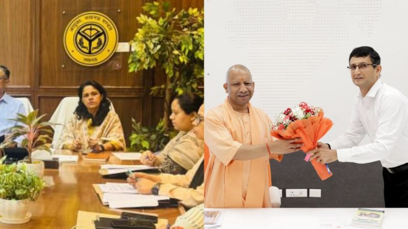 डॉक्टर रोशन जैकब और विजय विश्वास पंत (फोटो सोर्स- 'X' लखनऊ)