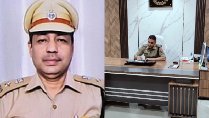 उन्नाव के नवागत और निवर्तमान एसपी (फोटो सोर्स- 'X' और उन्नाव पुलिस सोशल मीडिया)