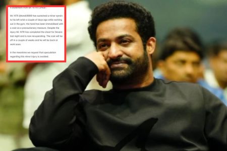 Jr NTR Injury During Ad Shooting