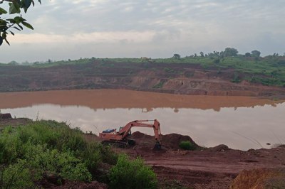 Protest against bauxite mining in city
