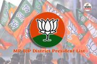 MP BJP District President List
