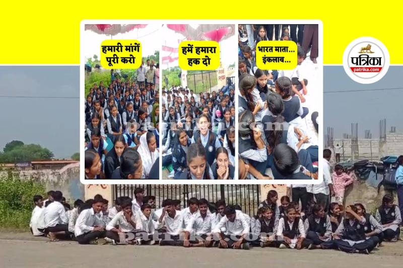MP News school students protesting shameful