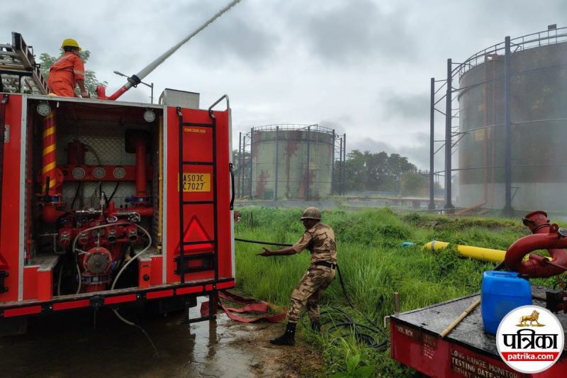 uran ongc plant fire