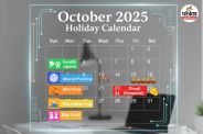 October School Holidays 2025, October 2025 school holidays, October 2025 holiday calendar India, Bank holidays in October 2025, School and college holidays October 2025,