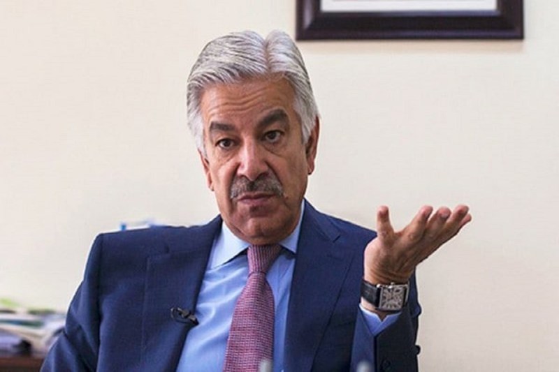 Pakistan's Defence Minister Khawaja Asif