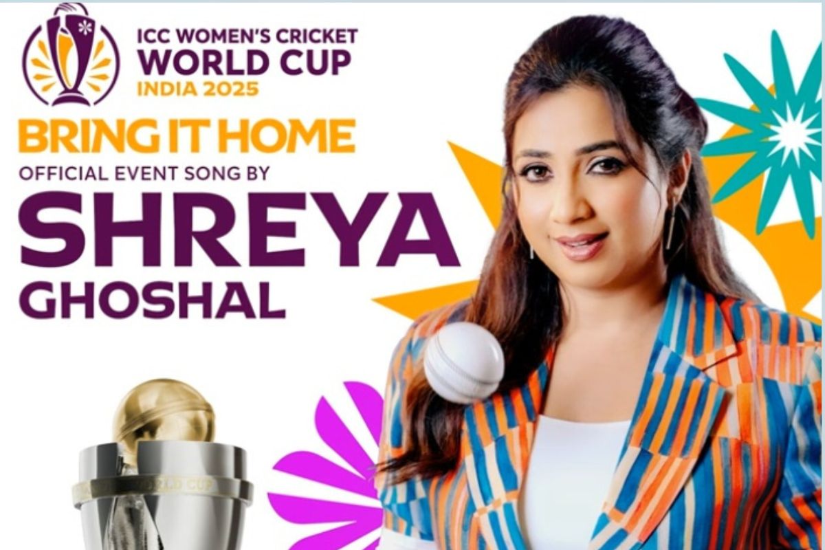 Women’s World Cup 2025: आईसीसी ने लॉन्च किया वर्ल्डकप का आधिकारिक सॉन्ग, श्रेया घोषाल ने दी अवाज