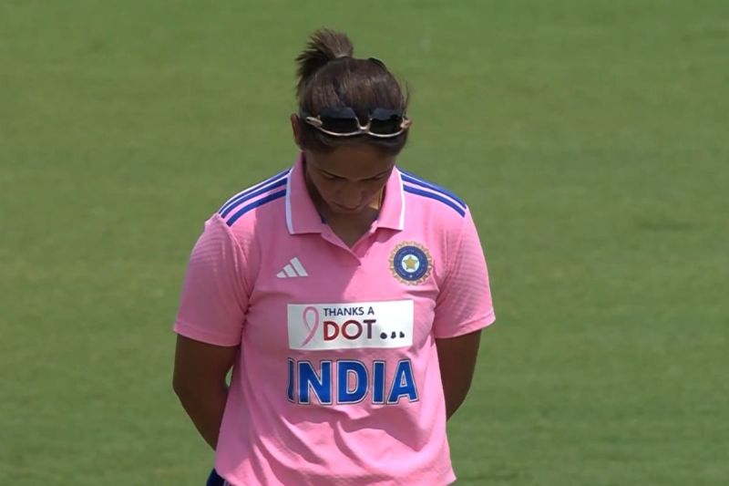 Harmanpreet Kaur In Team India Pink Jersey