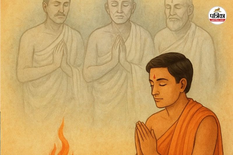 Pitru Paksha 2025, Pitru Paksha Mantra, Pitru Paksha mantra for ancestors, Om Devatabhyah Pitribhyashcha meaning, Mantra to please ancestors during Shraddha,