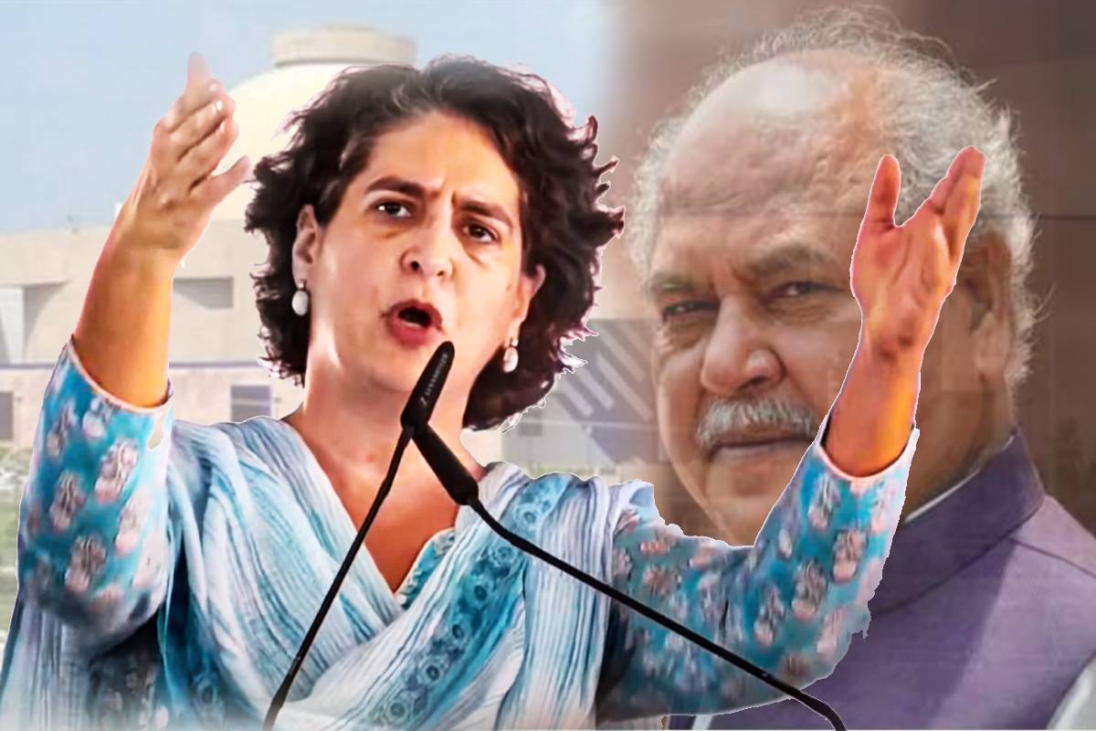 Priyanka Gandhi in MP har booth majboot abhiyan on Dimni assembly seat