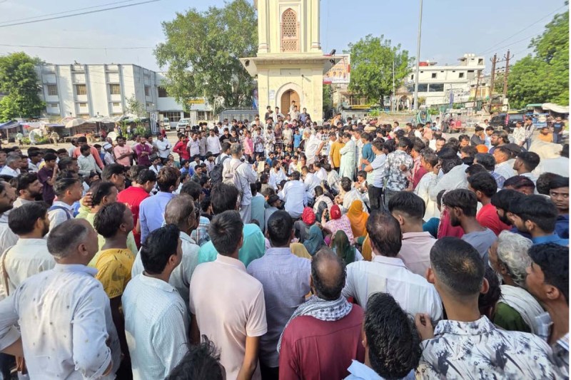 Protest in Tonk