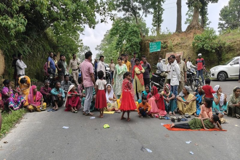 Protest for electricity
