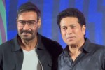 Sachin Tendulkar and Ajay Devgan