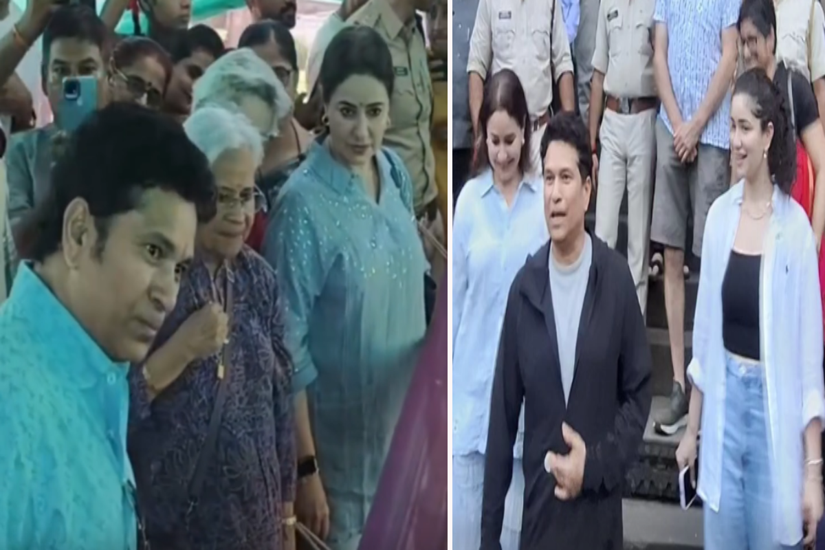 Sachin Tendulkar Maheshwar Visit