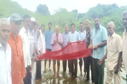 Rajasthan: कई साल बाद राजस्थान का यह बांध हुआ ओवरफ्लो, ग्रामीणों ने चुनरी ओढ़ाकर
किया स्वागत - image