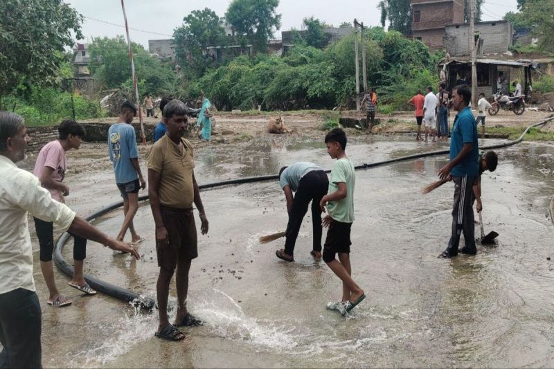 तेजाजी मेले की तैयारियां शुरू, साफ-सफाई में जुटे ग्रामीण