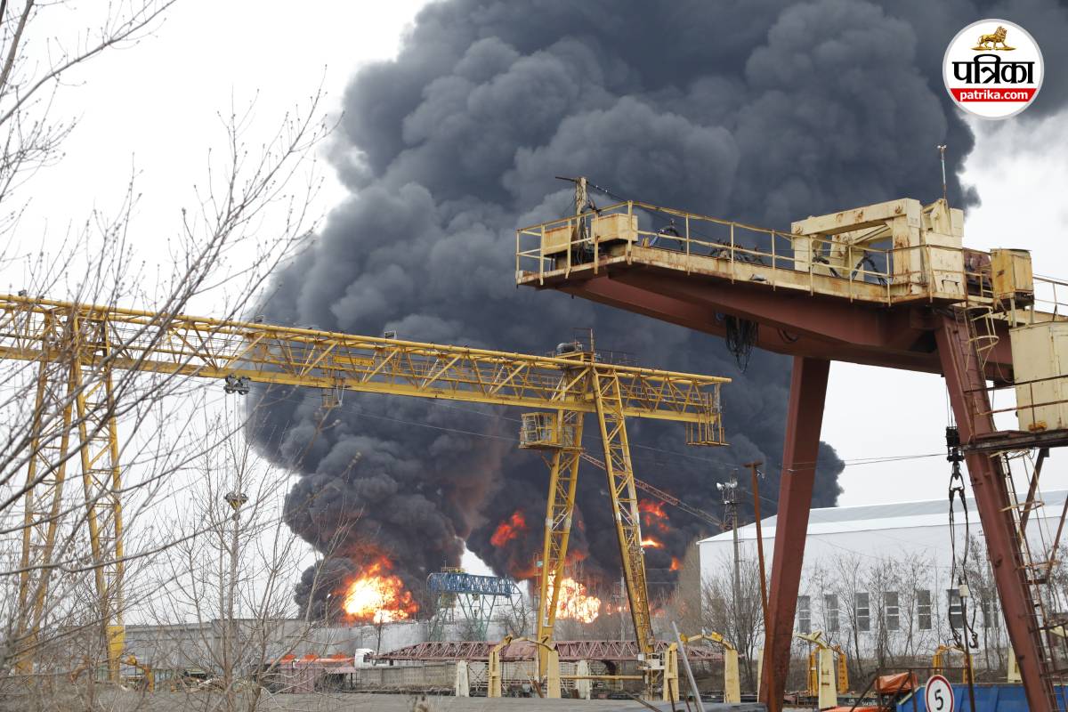 Ukraine drone attack Russia oil terminal