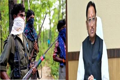 गरियाबंद में बड़ी सफलता! 3 नक्सलियों ने पुलिस के सामने किया आत्मसमर्पण, तीनों पर 1-1 लाख का इनाम...(photo-patrika)