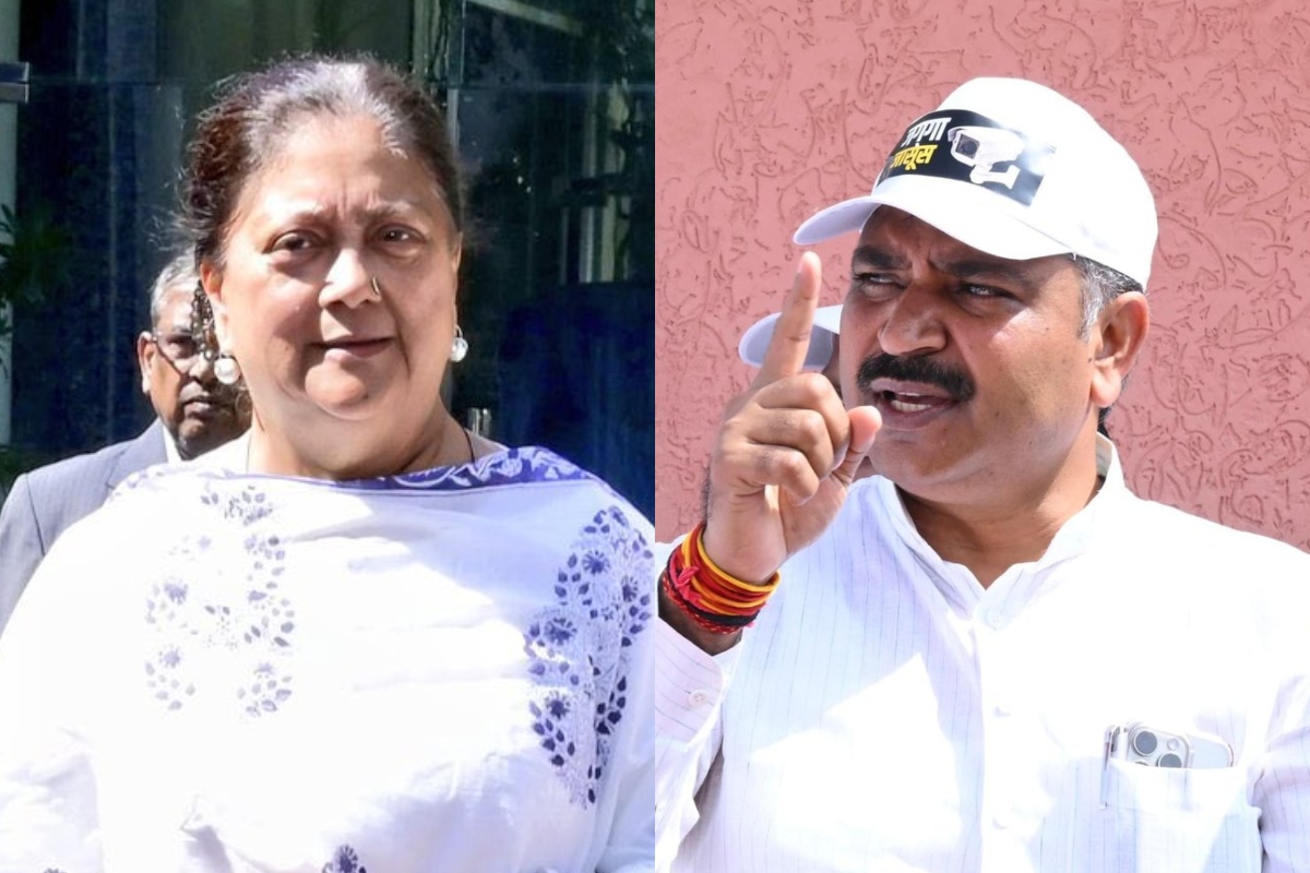Vasundhara Raje and Tikaram Jully