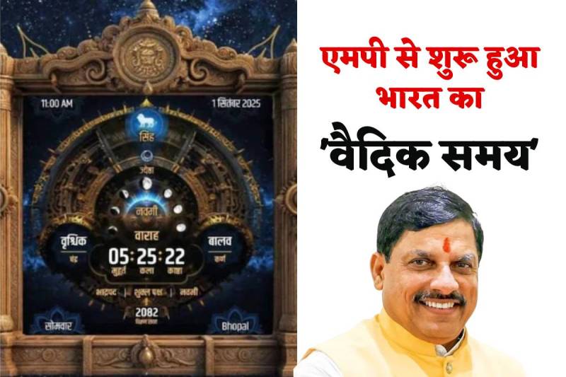 World First Vedic clock Launched in Bhopal MP