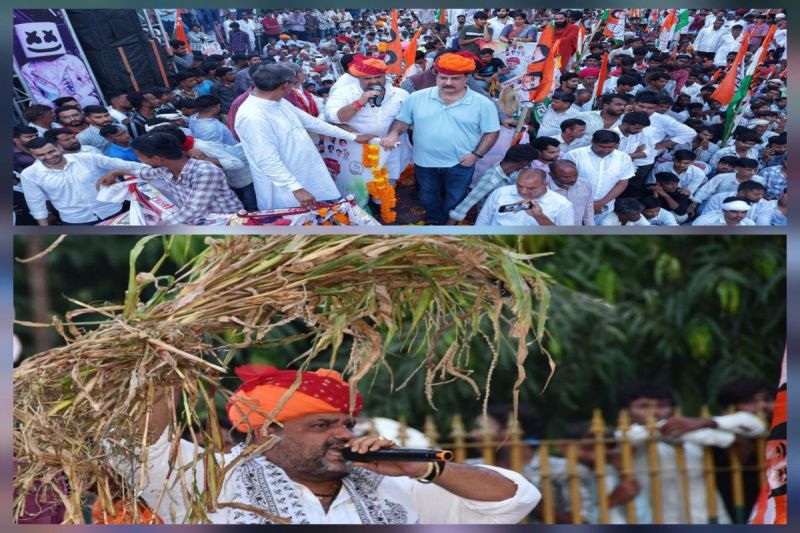 Anger erupted in the movement: Congress lashed out at the government, farmers' rally roared, Collectorate blocked for three hours