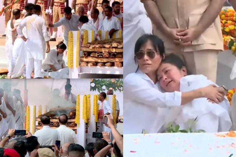 Zubeen Garg cremated wife last good buy to husband