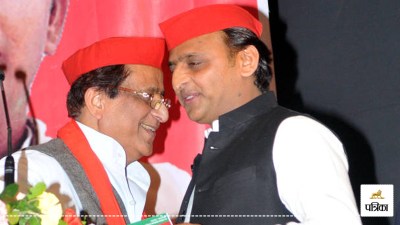 akhilesh yadav azam khan ramur meeting up politics