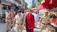amroha dm sp patrol festival security inspection