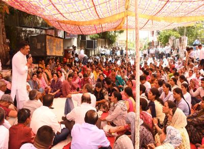 Agitation in ajmer